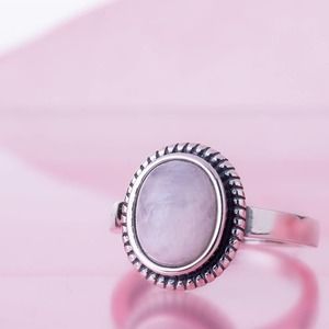 Classic Style Natural Moonstone Ring